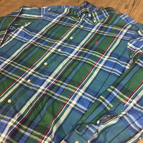 Polo Ralph Lauren button up Flannel classic Fit Men’s size XL - Picture 5 of 14